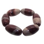 Shiva Lingam Six Gemstone Bead Bracelet